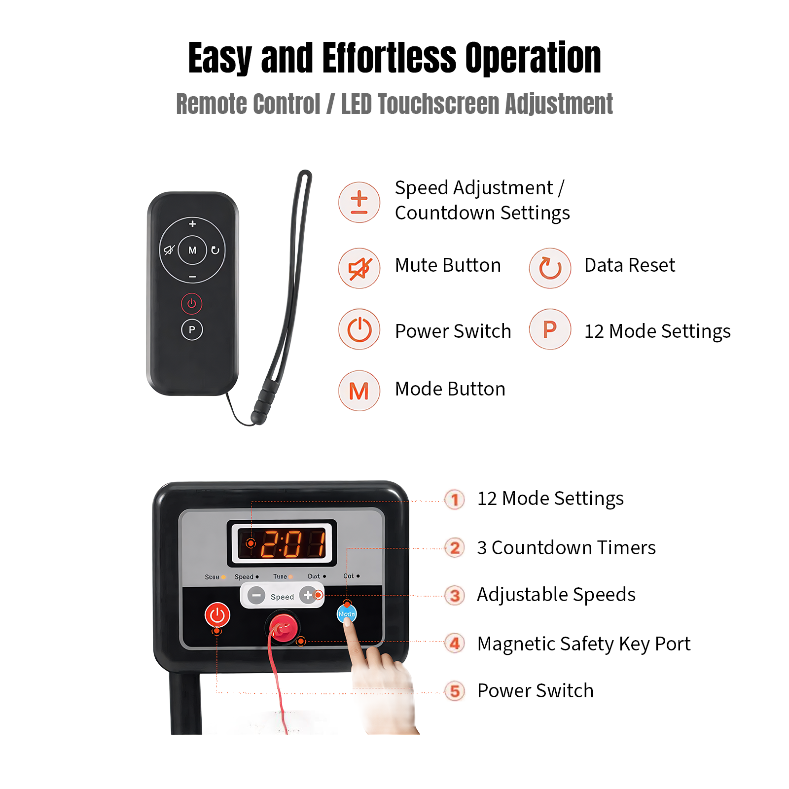 Electric_Dog_Treadmill_Display_Screen_and_Remote_Control